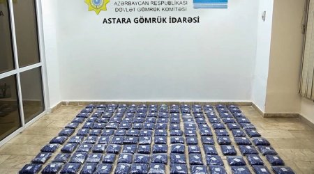 Astara Gömrük İdarəsində uğurlu əməliyyat nəticəsində 103,3 kq narkotik aşkarlanıb