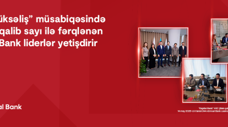 Kapital Bank, отличившийся на 5-м конкурсе «Yüksəliş» наибольшим числом победителей, готовит лидеров будущего