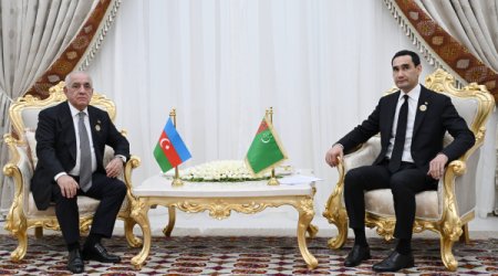 Али Асадов встретился с президентом Туркменистана
