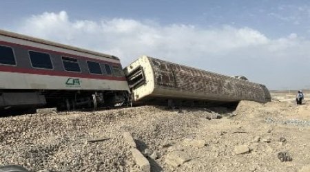 İranda reysdən çıxan qatarda 30 nəfər xəsarət alıb