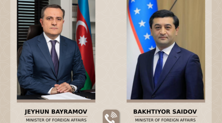 Джейхун Байрамов обсудил с узбекским коллегой свой визит в США