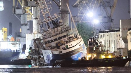 В Петербурге затонул новый буксир для Северного флота