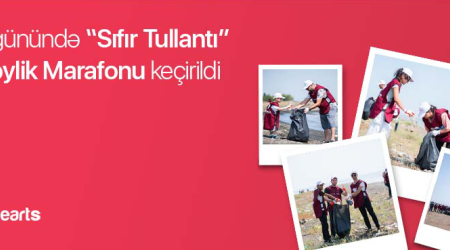 “Sıfır Tullantı” Həmrəylik Marafonu davam edir: Xəzər Günündə 768 kq tullantı toplanıldı