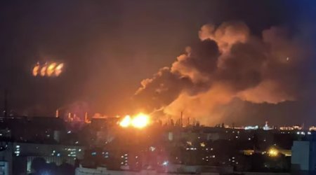 Ukrayna Rusiyada neft emalı zavodunu vurub