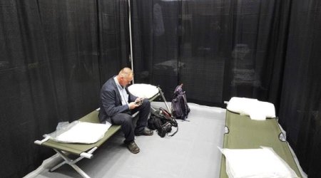 Russian journalists housed in former COVID hospital