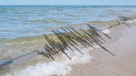 В Каспийском море произошло землетрясение