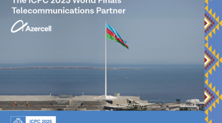 
Azercell becomes the telecommunications partner of the 49th International Collegiate Programming Contest
