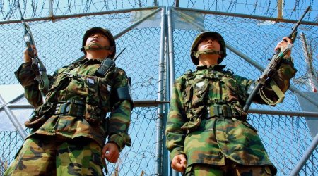 Стрельба на границе КНДР и Южной Кореи