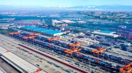 Китай строит сухой порт на границе с Россией