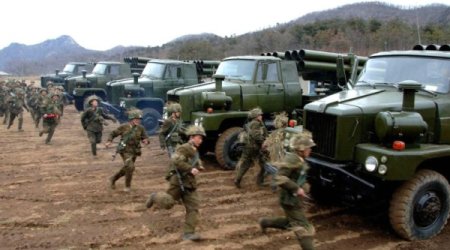 Солдаты Северной Кореи вторглись в Южную Корею