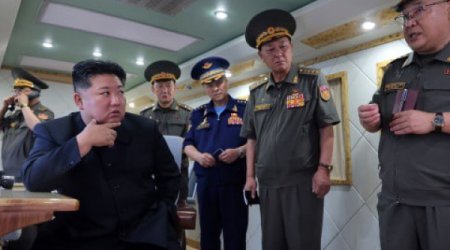 Ким лично контролировал испытания новых зенитных ракет