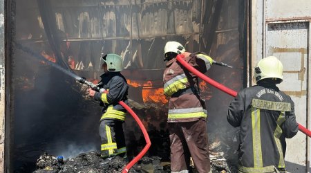 "Sədərək" ticarət mərkəzində yanğın zamanı 12 nəfər tüstüdən zəhərlənib- Video - Yenilənib