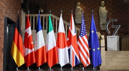 G7 nazirləri Ukraynanın Müstəqillik Günündə onlayn görüş keçirəcək