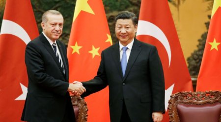 Rəcəb Tayyib Ərdoğan Çin lideri ilə görüşüb