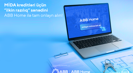 Для получения предварительного одобрения по кредиту MİDA
больше не нужно приходить в Банк!