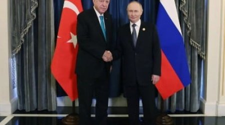 Ərdoğan Putinlə Qafqazdakı sülh prosesini müzakirə edib
