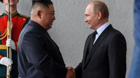 Путин и Ким Чен Ын прибыли на переговоры в Пекине на одном автомобиле