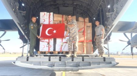 Türkiyə Əfqanıstana 25 ton humanitar yardım göndərib