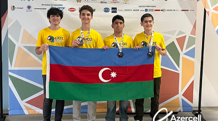 Students supported by Azercell achieve new international recognition