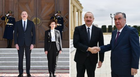 Əliyev Şimali Makedoniya və Tacikistan liderlərini Müstəqillik Günü münasibətilə təbrik edib