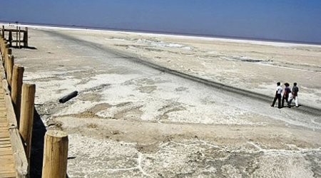 Озеро Урмия полностью высохло