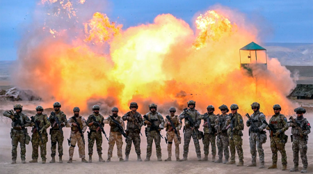 Xüsusi təyinatlıların birgə təlimi davam edir