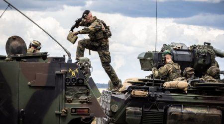 НАТО отрабатывает переброску войск в Прибалтику