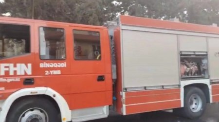 В Хырдалане загорелась многоэтажка: жильцы эвакуированы