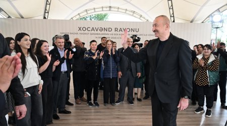 Prezident Xocavənddə sakinlərlə görüşüb - Yenilənib