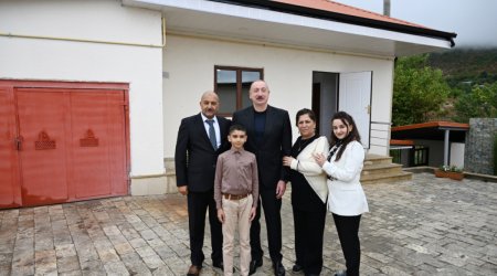 Ильхам Алиев в Ходжавенде