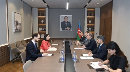 Байрамов встретился с новоназначенным послом Франции