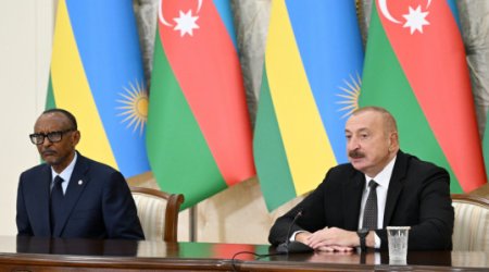 Azərbaycan və Ruanda prezidentləri mətbuata bəyanatlarla çıxış ediblər - Yenilənib