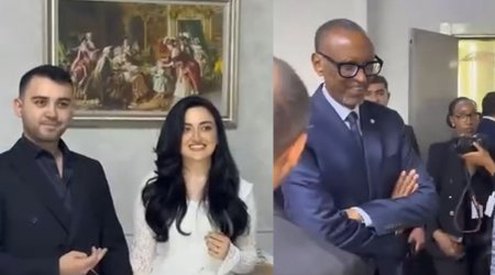 Ruanda Prezidenti Bakıda nikaha qatıldı - Video