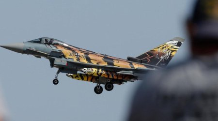 Британские Typhoon патрулируют небо Польши