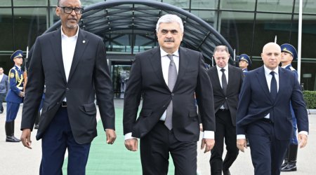 Ruanda Prezidentinin Azərbaycana səfəri başa çatıb