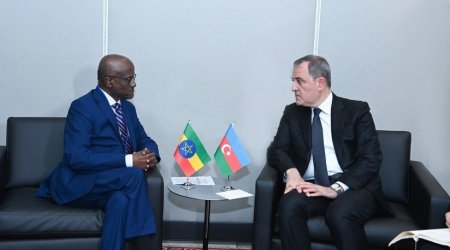 Ceyhun Bayramov efiopiyalı həmkarı ilə yeni əməkdaşlıq mexanizmlərini müzakirə edib