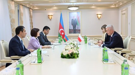 Sahibə Qafarova Polşanın Azərbaycandakı səfiri ilə görüşüb
