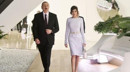 Prezident və birinci xanım BMT-nin mənzil qərargahına gəlib