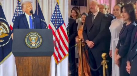 Tramp və Əliyev arasında maraqlı dialoq - VİDEO