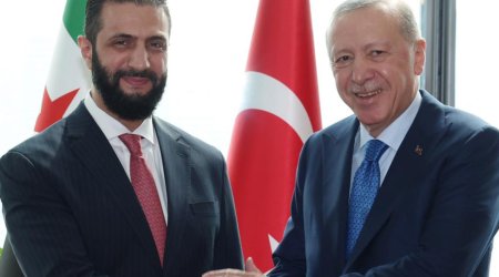 Ərdoğan Suriya prezidenti ilə görüşüb