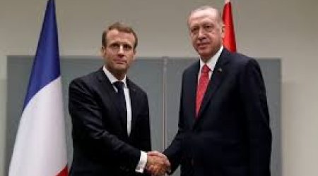 Ərdoğan Nyu Yorkda Makronla görüşüb
