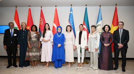 Mehriban Aliyeva and her daughters attend UN special session on childhood cancer