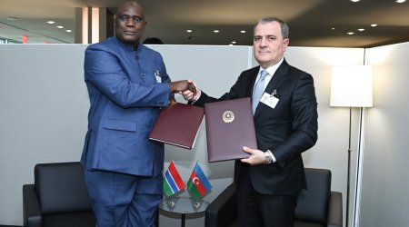 Azərbaycan və Qambiya arasında Anlaşma Memorandumunu imzalanıb