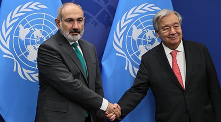 Гутерриш и Пашинян обсудили парафирование армяно-азербайджанского мирного соглашения