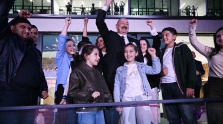 İlham Əliyev III MDB Oyunlarının açılış mərasimindən paylaşım edib