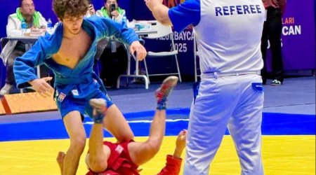 Azəfbaycan III MDB Oyunlarında ilk qızıl medalını qazanıb
