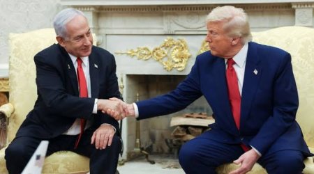 Ağ Evdə Trampla Netanyahu arasında görüş başlayıb