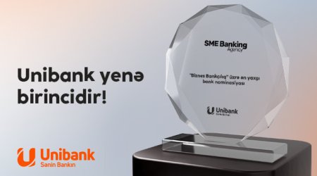 Unibank “Biznes Bankçılıq” nominasiyası üzrə qalib olub