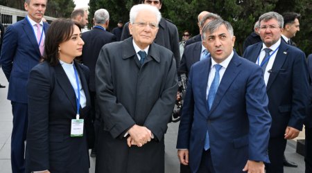 İtaliya Prezidentinin Azərbaycana səfəri başa çatıb