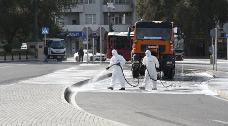Bakıda növbəti təmizlik işləri aparılıb